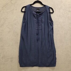 Cloth & People Peasant Dress Women's Size Medium Tassle Casual Beach Boho‎